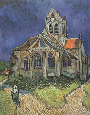 Vincent Van Gogh The Church at Auvers (nn04) oil painting image